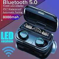 Mahakal Saless  M10 TWS Wireless In Ear Earbuds with 2000mAh Charging Power Bank  LED Display 3D Touch Bluetooth Headset (Pack of 1)-thumb4