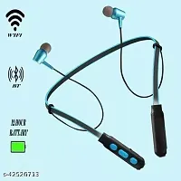 Mahakal Saless B11 Wireless Neckband | Fast Charging | 10 Meter Bluetooth v5.0 Connectivity | IPX4 Water Resistant | Blue Color.-thumb3