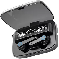 M19 TWS Bluetooth 5.0 Wireless Earbuds Touch Waterproof IP7X LED Digital Display Bluetooth Headset  (Black, True Wireless)-thumb1