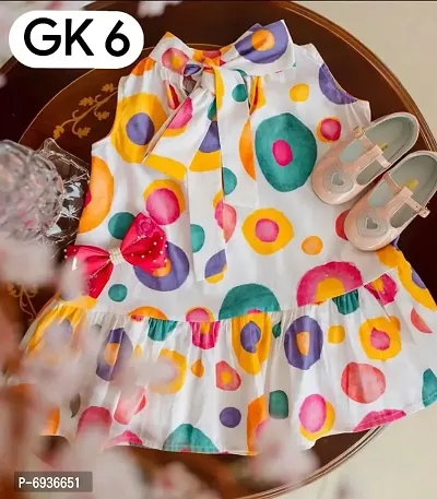 Toddler Baby Girls Kids Printed  Princess Dresses-thumb0