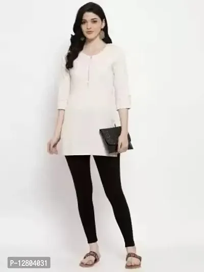 Beautiful Women Casual Wear Cotton 4 Way Lycra Leggings (3XL-(36-40), 22 Black)-thumb4