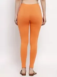 Beautiful Women Casual Wear Cotton 4 Way Lycra Leggings (3XL-(36-40), 4 Peach)-thumb1