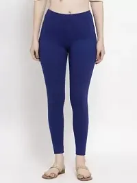 Beautiful Women Casual Wear Cotton 4 Way Lycra Leggings (XL-(28-32), 19 Dark Blue)-thumb3