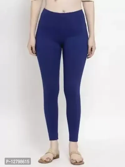 Beautiful Women Casual Wear Cotton 4 Way Lycra Leggings (XL-(28-32), 19 Dark Blue)-thumb4