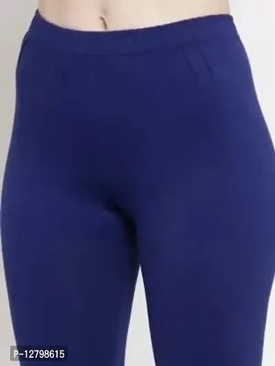 Beautiful Women Casual Wear Cotton 4 Way Lycra Leggings (XL-(28-32), 19 Dark Blue)-thumb5