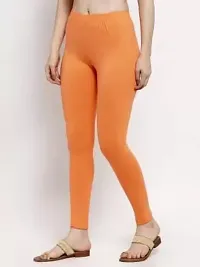 Beautiful Women Casual Wear Cotton 4 Way Lycra Leggings (3XL-(36-40), 4 Peach)-thumb2