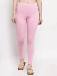 Beautiful Women Casual Wear Cotton 4 Way Lycra Leggings (3XL-(36-40), 98 Pink)-thumb4