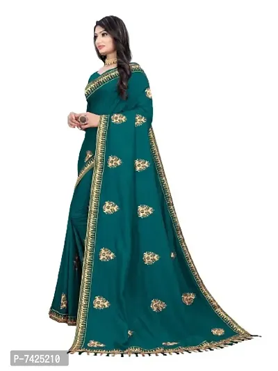Wonderful Attractive Fancy Embroidery Work Saree-thumb3