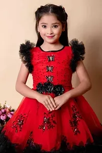 Stylish Embroidered Net Frocks for Girls-thumb3