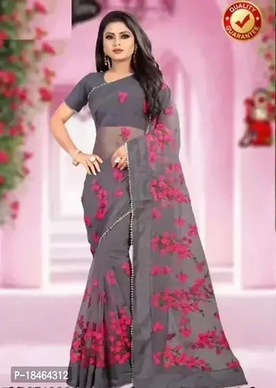 Buy Stylish Women Net Saree with Blouse piece Online In India At Discounted  Prices