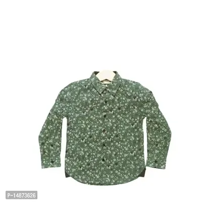 Shirts for Boys and Kids (30-36 Months, Dark Green)