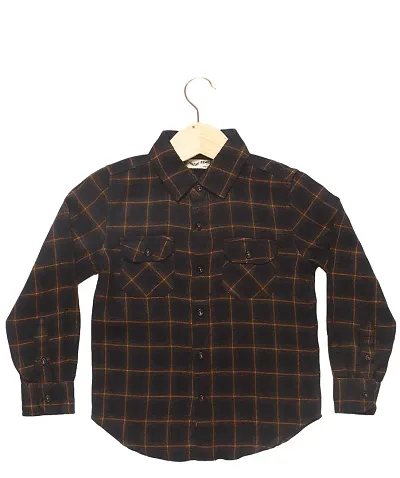 LINEN CHECK SHIRT FOR KIDS