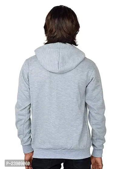 Men's Polycotton Full Sleeves Hooded Neck Graphic Printed Hoodies-thumb3