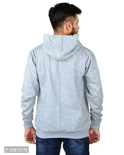 Men's Polycotton Full Sleeves Hooded Neck Graphic Printed Hoodies-thumb4