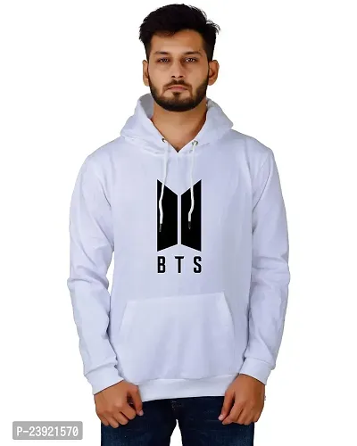 Men's Polycotton Full Sleeves Hooded Neck Graphic Printed Hoodies