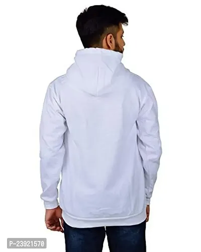 Men's Polycotton Full Sleeves Hooded Neck Graphic Printed Hoodies-thumb2