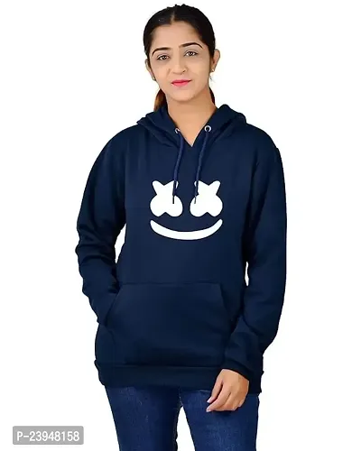 Cotton Full Sleeves Hooded Neck Printed Hoodies for Unisex Adults