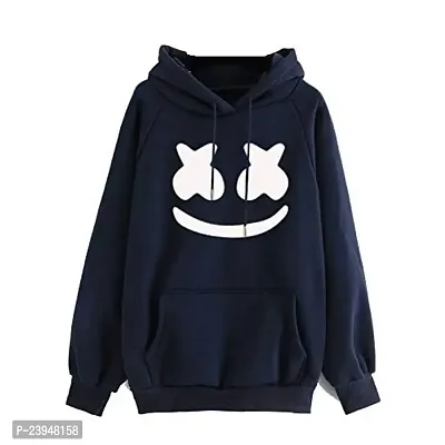 Cotton Full Sleeves Hooded Neck Printed Hoodies for Unisex Adults-thumb3