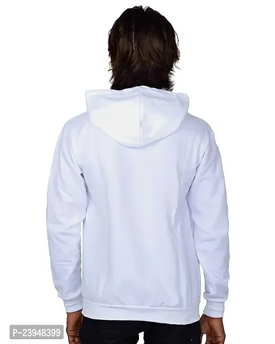 Men's Polyester Full Sleeves Hooded Neck Comfortable Printed Sweatshirt Hoodies-thumb2