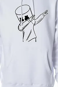 Men's Polyester Full Sleeves Hooded Neck Comfortable Printed Sweatshirt Hoodies-thumb2