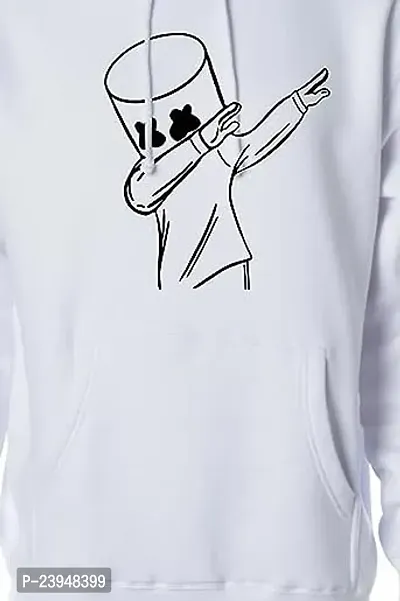 Men's Polyester Full Sleeves Hooded Neck Comfortable Printed Sweatshirt Hoodies-thumb3