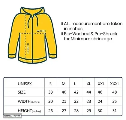 Men's Polyester Full Sleeves Hooded Neck Comfortable Solid Sweatshirt Hoodies-thumb5