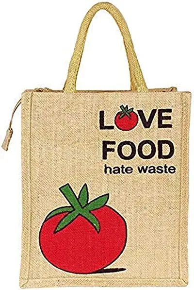 Fancy Jute Printed Tote Bags