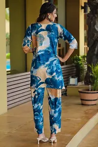 Designer Print Co-Ord Set Relaxed Fit for Women-thumb1