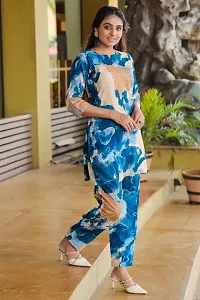 Designer Print Co-Ord Set Relaxed Fit for Women-thumb2