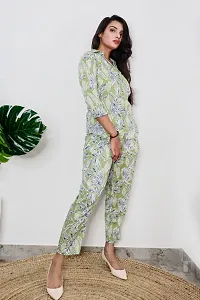 Designer Print Co-Ord Set Relaxed Fit for Women-thumb2