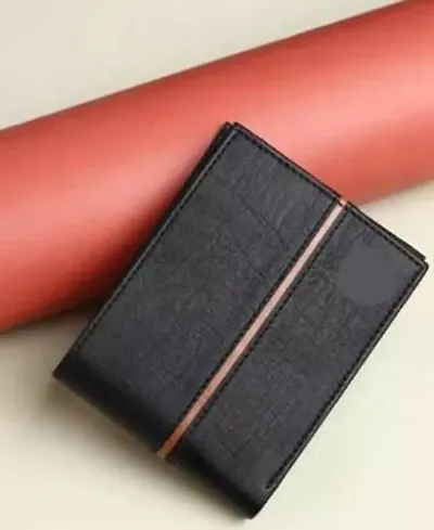 Stylish Artificial Leather Solid Wallet For Men