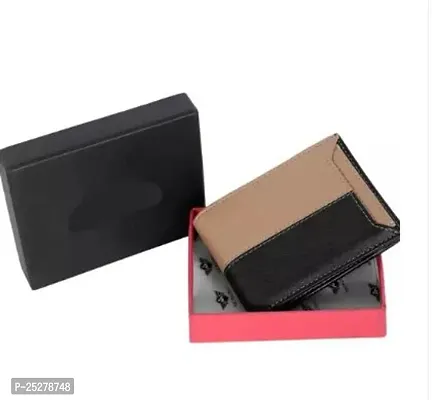 Stylish Artificial Leather Multicoloured Solid Wallet For Men