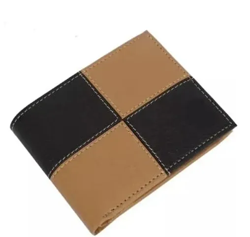 Stylish Artificial Leather Solid Wallet For Men