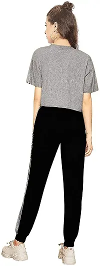 Stylish Fancy Cotton Blend Top With Bottomwear Lounge Set For Women-thumb1