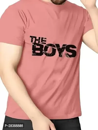 Stylish Cotton Printed Round Neck T-Shirt for Men