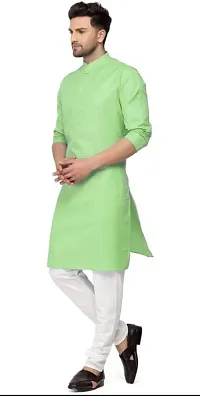 Stylish Cotton Blend Kurta and Pyjama Set-thumb2