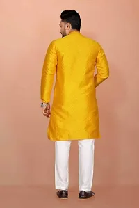 Stylish Cotton Blend Kurta and Pyjama Set-thumb1