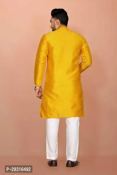 Stylish Cotton Blend Kurta and Pyjama Set-thumb2