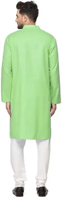 Stylish Cotton Blend Kurta and Pyjama Set-thumb1