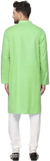 Stylish Cotton Blend Kurta and Pyjama Set-thumb2