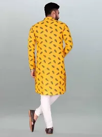 Stylish Cotton Blend Kurta and Pyjama Set-thumb1