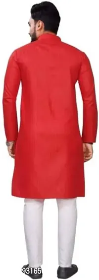 Stylish Cotton Blend Kurta and Pyjama Set-thumb2