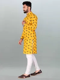 Stylish Cotton Blend Kurta and Pyjama Set-thumb3