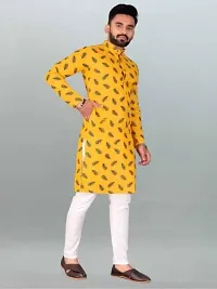 Stylish Cotton Blend Kurta and Pyjama Set-thumb2