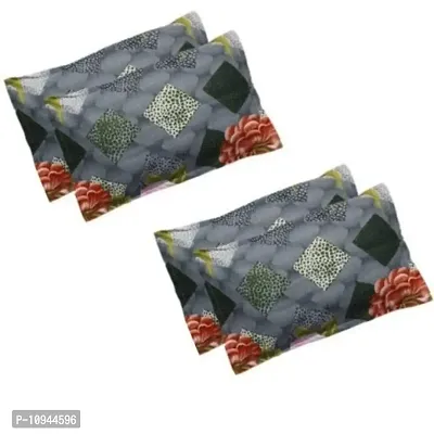 Kihome Beautiful Printed Microfiber Pillow Cover- Set of 2