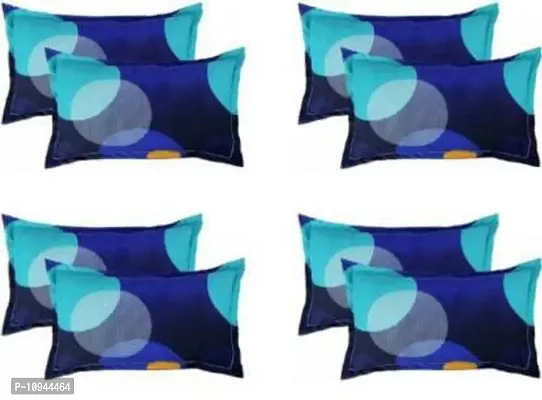 KIHOME Printed Microfibre Pillow Covers & Pillow Case (4)