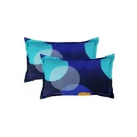 KIHome Microfiber 144 TC Pillow Cover, 17"" x 27"" Inch, Pack of 5pcs Color- Multicolor-thumb1