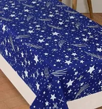 KIHOME Microfibre 144 TC Bedsheet (Single - 60 inch x 90 inch or 153 cm x 225 cm, Blue)-thumb1