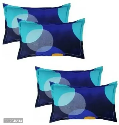 KIHOME Printed Microfibre Pillow Covers & Pillow Case (2)