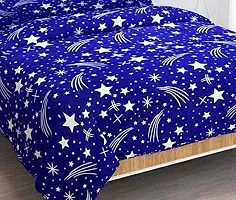 KIHOME Microfibre 144 TC Bedsheet (Double_Blue)-thumb1